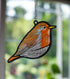 Bobbin Robin Stained Glass Effect Suncatcher